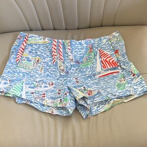 Lilly Pulitzer Liza Shorts in Get Nauti